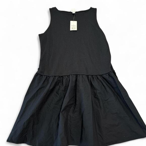 Black Ruffle Bottom Dress - Picture 1 of 2